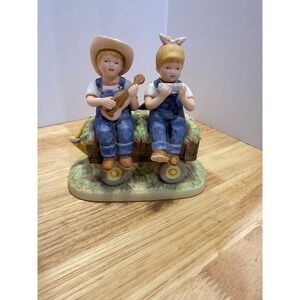 HOMCO Denim Days 1529 "Hay Ride" Figurine – Country Kids Music Scene
